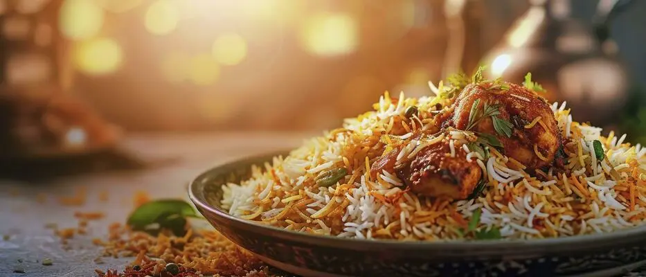 Hyderabadi cuisine background